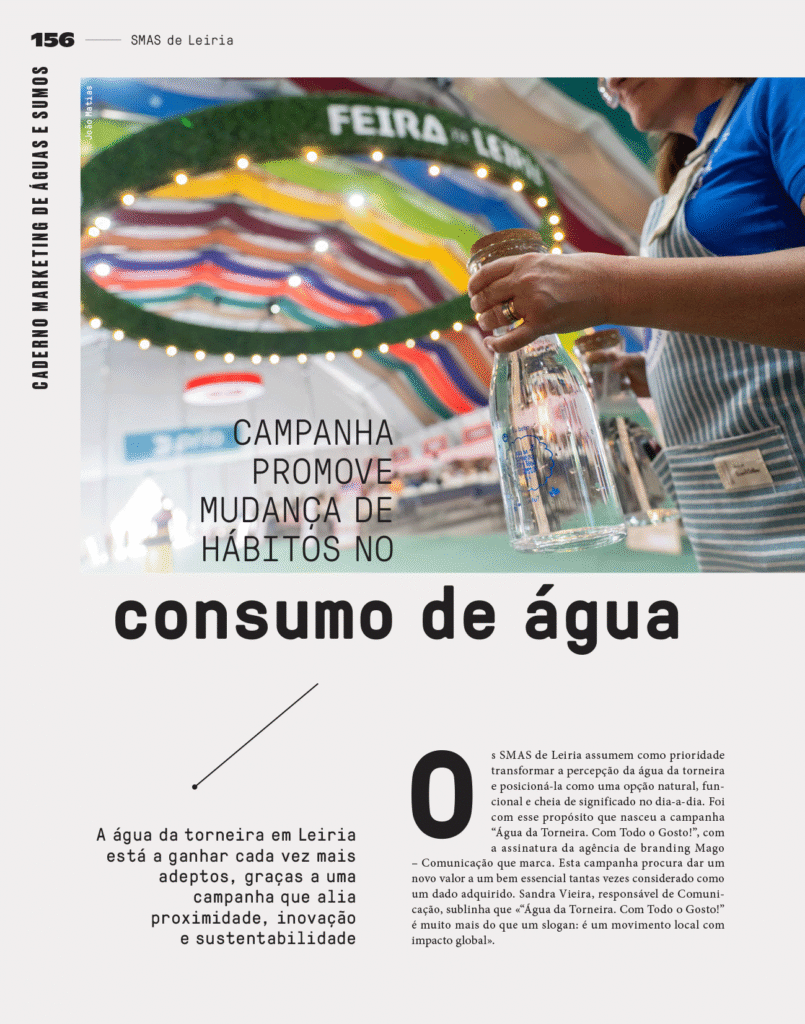 Campanha da Água da Torneira. Com Todo o Gosto! é notícia na Marketeer