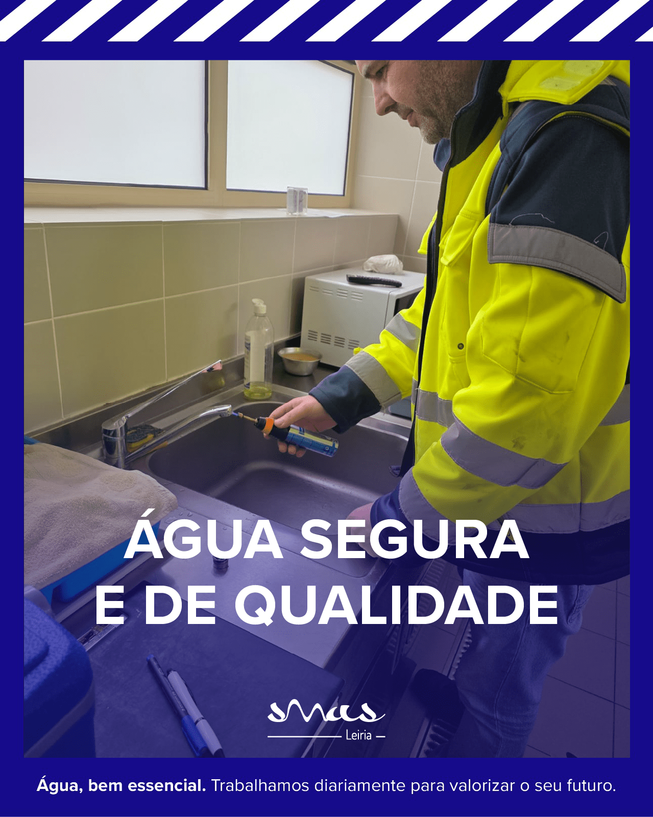 Qualidade da água da torneira está assegurada em Leiria